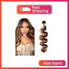 P4/27 Human Hair Bundles Honey Blonde Body Wave Bundles 28 Inch Unprocessed Braz