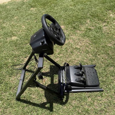 Logitech G29 Racing Wheel Pedals Shifter Stand Wired Black For PC
