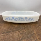 Vtg Federal Oven Proof White Milk Glass 1 1/2 QT Oblong Loaf Dish