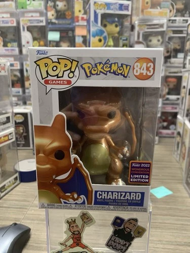 FUNKO POP! CHARIZARD Pokemon #843 Wondrous Convention 2022 Limited Edition RARE