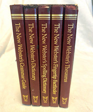 The New Webster's Deluxe Desk Reference Library 5-Book HC Box Set Dictionary