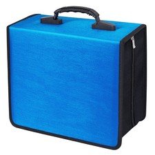 CD/DVD Case Binder, 400 Capacity CD/DVD Disc Case Booklet Album Box Black Bi...