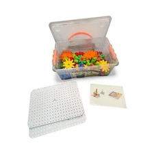 ETI Toys Stem Learning Lil Engineers Jumbo Gears Building 192 Piece Set w/ Case