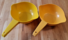 2x TUPPERWARE setaccio da cucina pioggia dorata