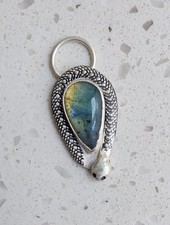 Labradorite Snake Necklace