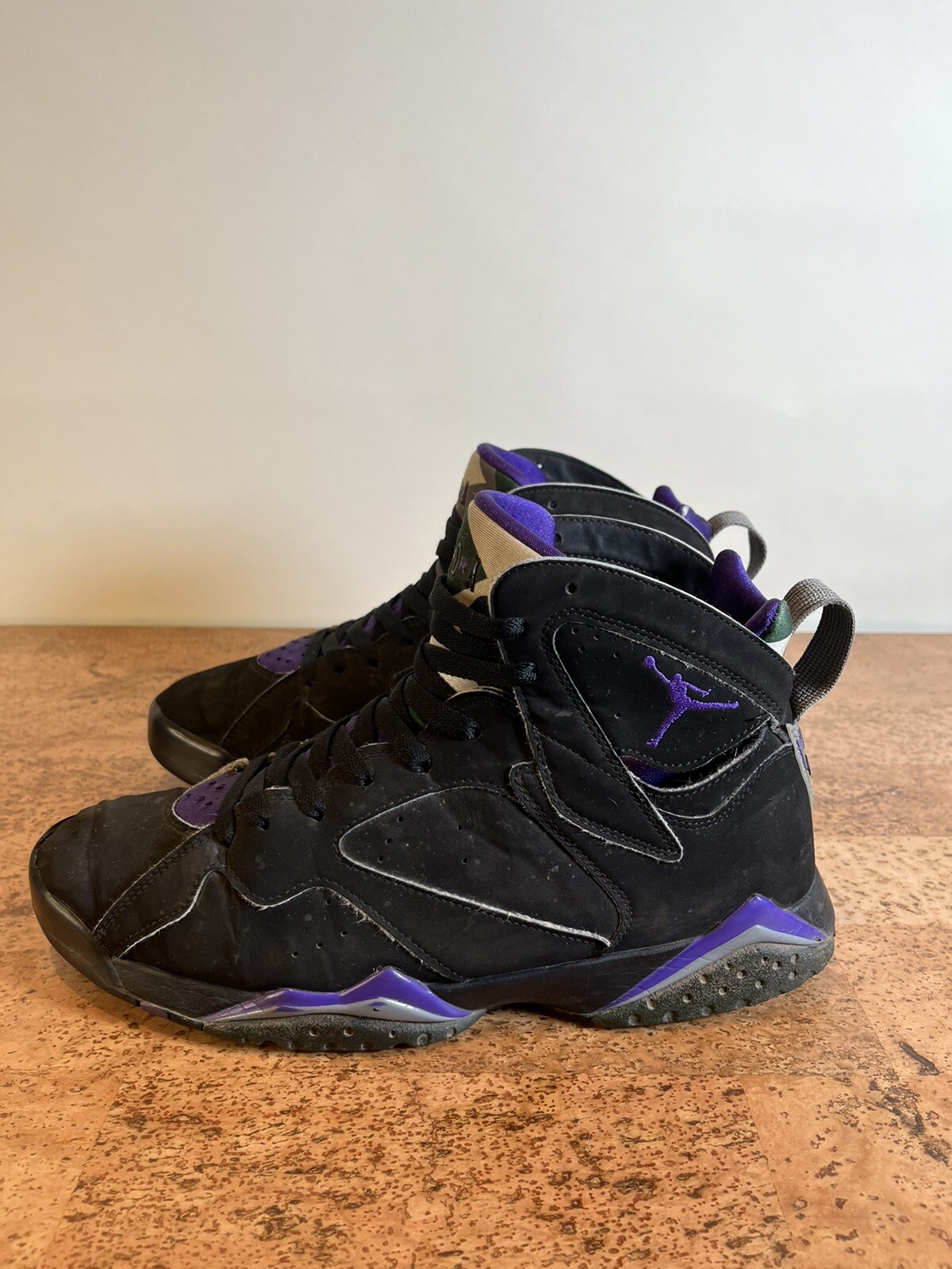 Nike Air Jordan 7 Retro Bucks Away Ray Allen Size 10 304775053 Beaters