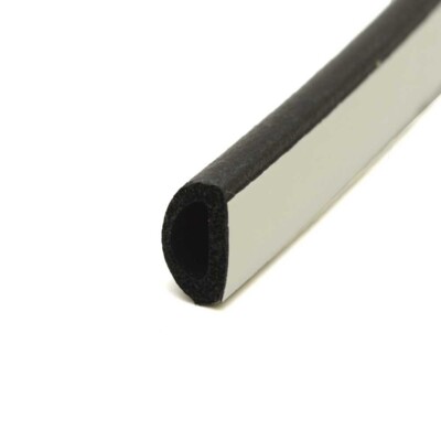 かば3 Carver Boat Hatch Gasket 7332572 | Black 1/4 x 3/8 Adhesive Seal