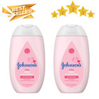 (2 Pack) Johnson's Moisturizing Pink Baby Lotion with Coconut Oil, 13.6 fl. oz
