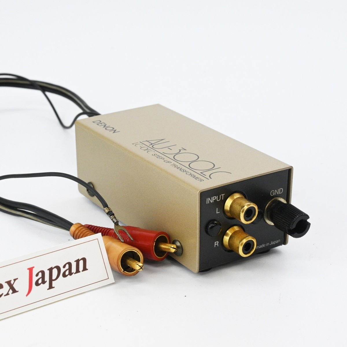 DENON AU-300LC MCトランス ステップアップトランス Denon AU-300LC MC Cartridge step-up transformer Used Good