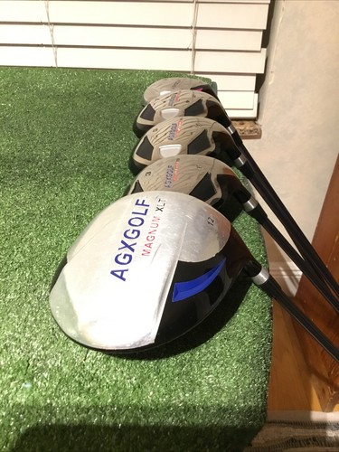 AGXGOLF Magnum Tour Woods & Hybrid Set (D, 3W, 5W, 7W, 3H) Seniors Lite Graphite - Picture 2 of 11