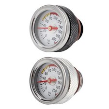 Motortemperaturanzeige Metall Motorrad Tankdeckel Motorrad Ölanzeige