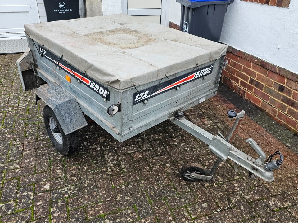 Erde 122 trailer, camping, leisure and very light commercial trailer