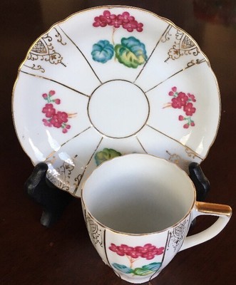 Vintage Ucagco China Tea Cup Saucer Made In Occupied Japan Ebay