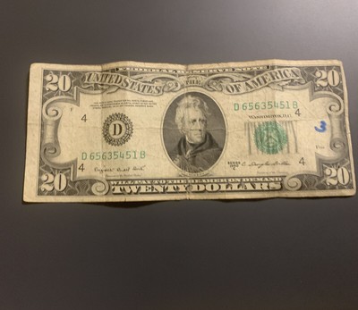 1950 Series C 20 Bill Ebay