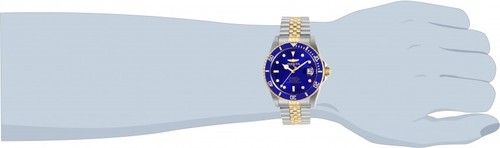Invicta Men's Pro Diver Automatic Blue Dial Two-Tone Stainless Steel Watch 29182 - Picture 4 of 7