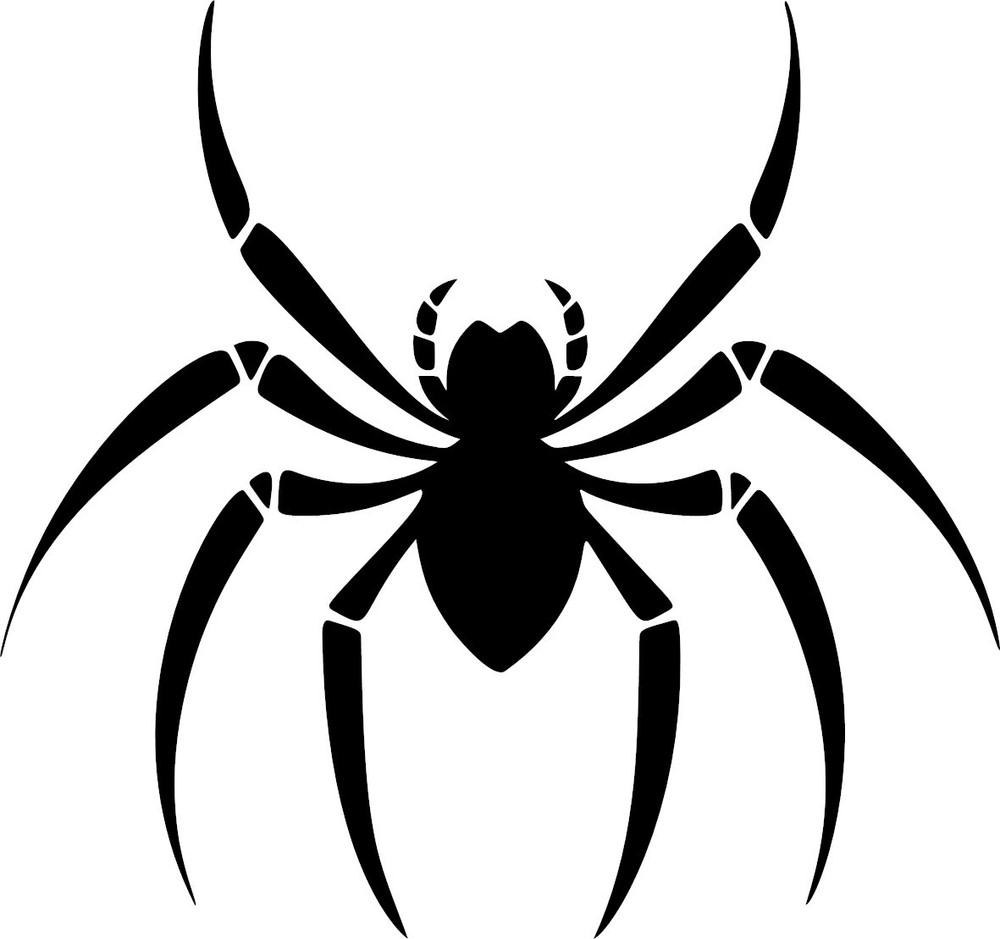 Cartoon Spider Adorable Spider Cute Spider Vinyl Decal Spider Art Wall Spider