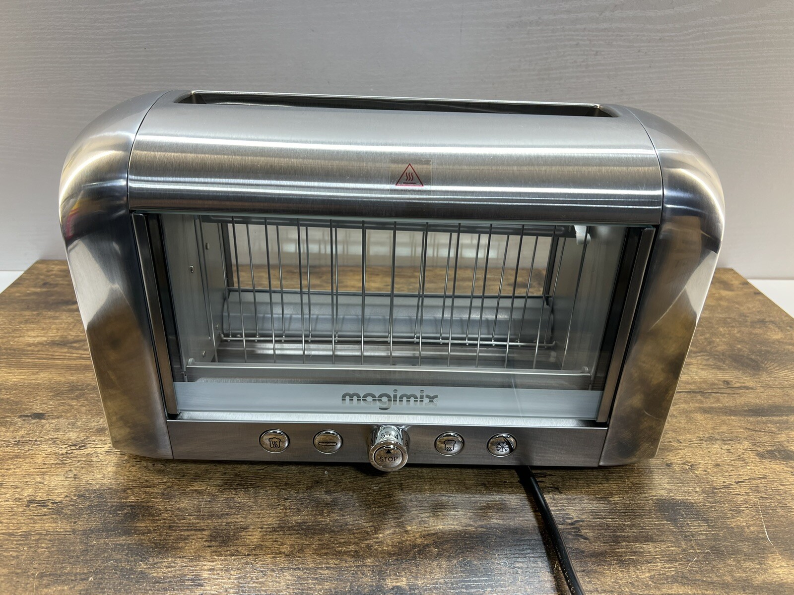 **FAULTY** Magimix Vision See Through 2 Slice Glass Toaster Brushed Finish eBay