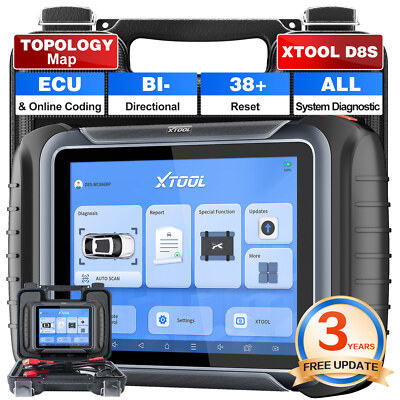 2025 XTOOL D8S Profi Auto KFZ OBD2 Diagnosegerät Scanner ECU Coding ALLE SYSTEME