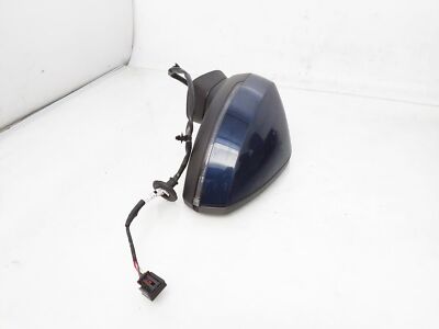 17-19 Audi A3 Premium Sedan Heated Driver Side View Mirror Outside *Manual Fold*