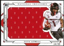 Tutu Atwell RC 2021 Panini National Treasures Collegiate Rookie Silhouettes #18 