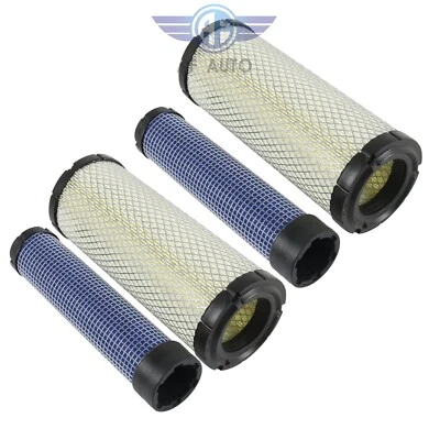 AFAUTO2016 2PK Air Filter Set For Kohler Kawasaki 2508301-S 2508304-S 11013-7020 11013-7019
