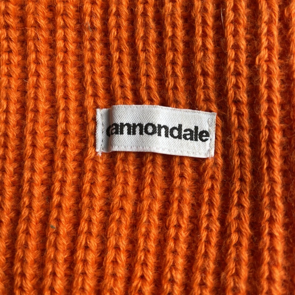 CANNONDALE шляпа Beanie ребристый зимний велоспорт туризм на открытом воздухе шерстяная смесь оранжевый - Изображение 3 из 4