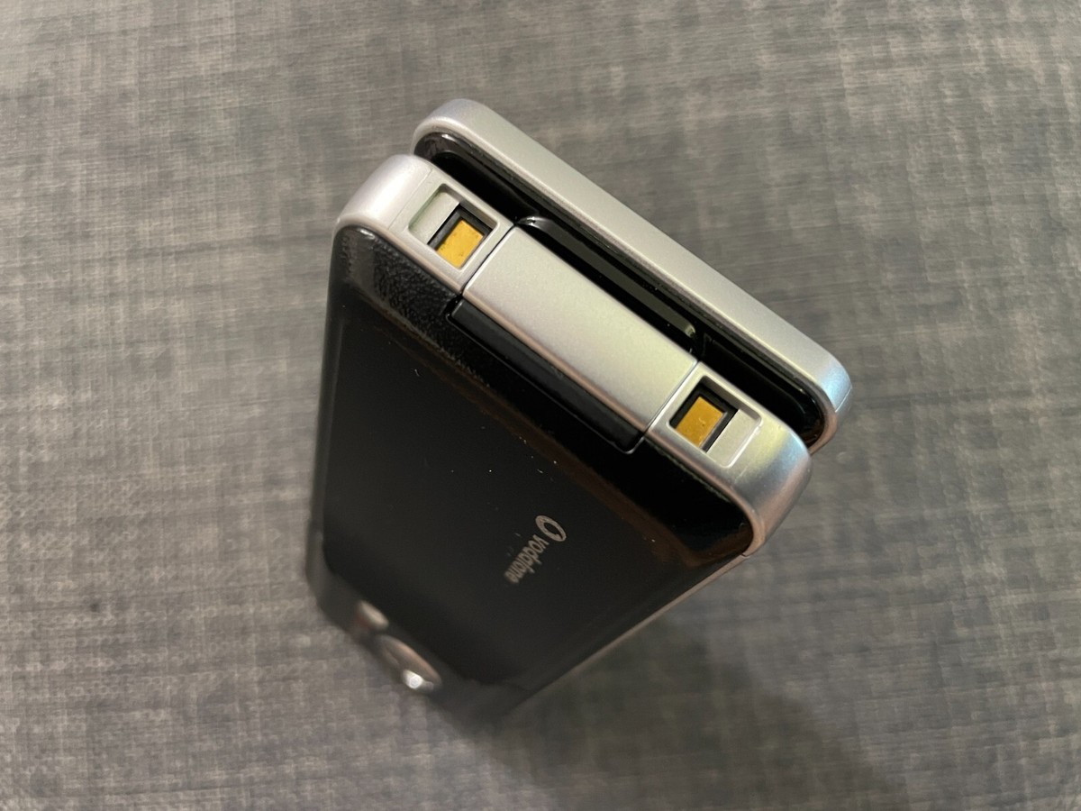 Used Rare SHARP Vodafone 903SH Black SX833 FW Unlocked 3G Flip