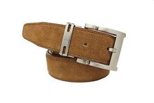 Marco Valentino Cognac Suede Men's Belt