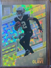 2022 Donruss Elite Chris Olave Yellow Rookie /75  #122 Saints
