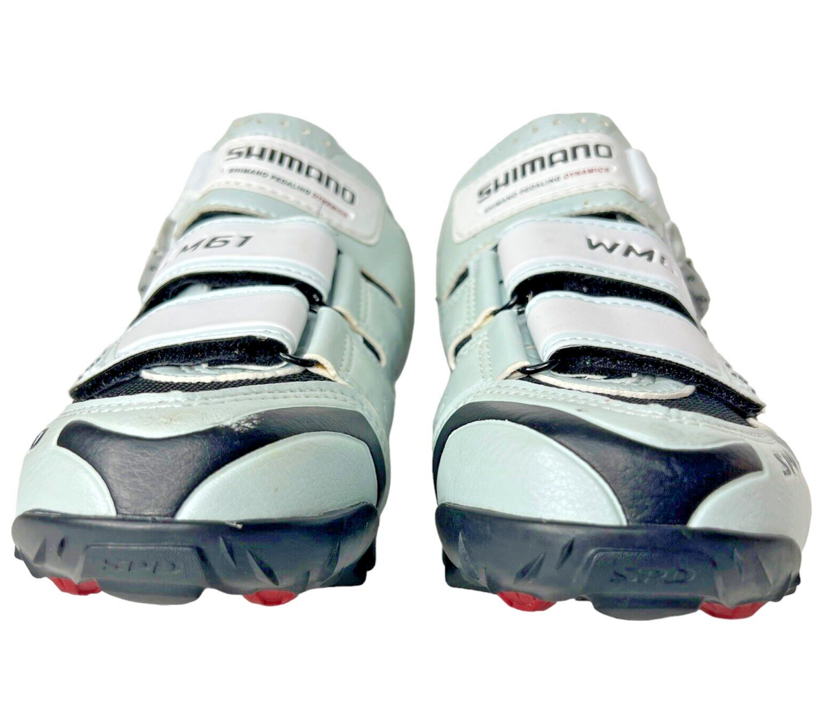 Chaussures Cyclisme Shimano WM61 Femme – SPD 2 Trous, Bleu Pâle, US 5.5