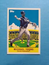 MICHAEL YOUNG 2007 TOPPS FLASHBACK FRIDAYS BASEBALL CARD # FF17 G3783