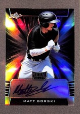 2019 Leaf Metal Draft #BA-MG1 Matt Gorski Rookie RC Auto Black Refractor SP #/15