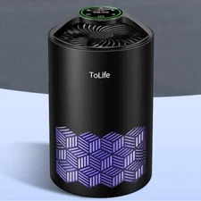 HEPA Air Purifier  - Covers 500 Sq.Ft, Eliminates Pet Dander, Dust&Odors