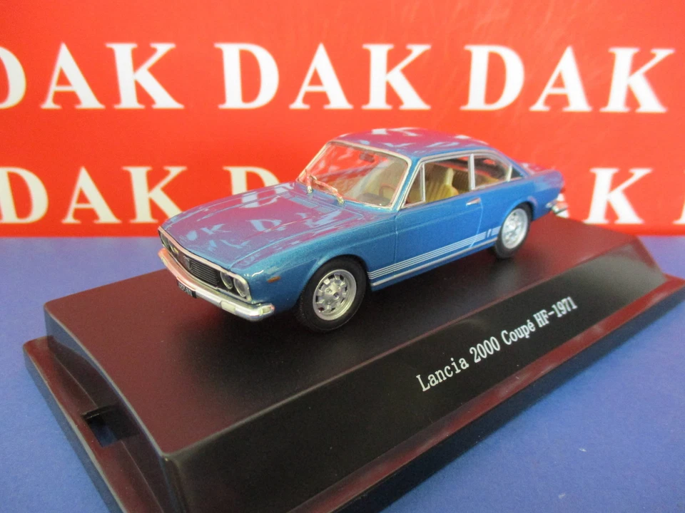 Die cast 1/43 Modellino Auto Lancia 2000 Coupe HF 1971 blue vincennes Starline - Immagine 2 di 4