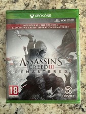 Assassins Creed III Remastered with Liberation Xbox One Brand New Factory Sealed