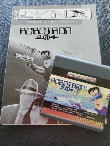 ROBOTRON  Atari Lynx NEW CARTRIDGE AND MANUAL NO BOX