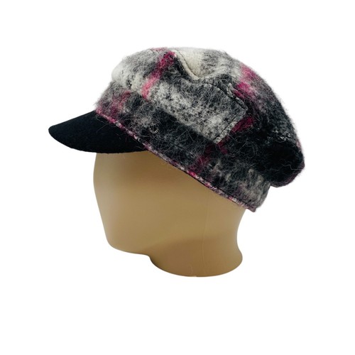 KARL LAGERFELD Women's Multicolored Grey Alpaca Lamb Wool Blend Hat One Size - Picture 3 of 10