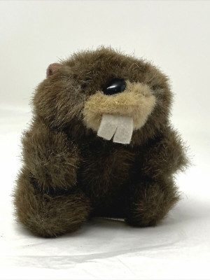 Ganz LI'L BILLY BEAVER Mini 4'' Plush Vintage 1994 Stuffed Animal P1420