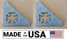 [SR] IRON CROSS Gusset 3/16" Steel Weld-on 4" Custom Chopper Off Road Truck PAIR