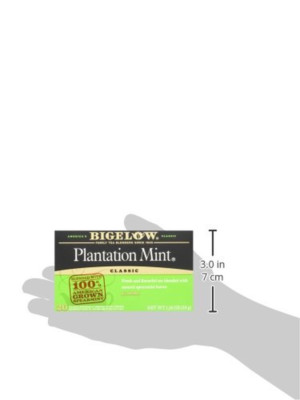 Perfectly Mint Black Tea, Caffeinated Spearmint Tea, 20 Count Box (Pack of 6)...