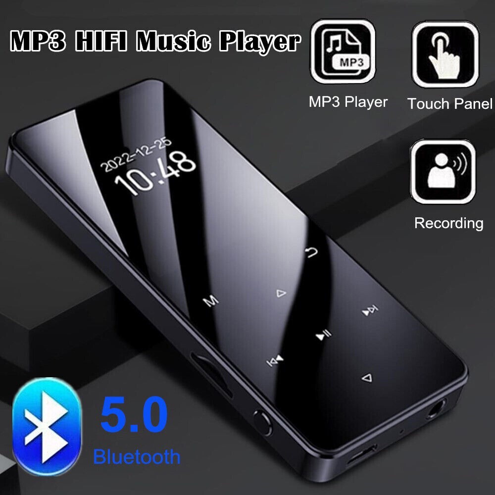 MP4/MP3 Player Support 128GB Bluetooth Lossless Music FM Radio