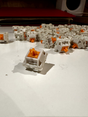 Glorious Panda *FACTORY LUBED * 65x | Key Switches | Orange; Ähnlich zu MX BROWN