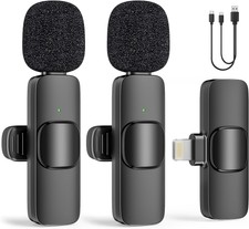 Microfono Mini Inalambrico De Para Celular Iphone Solapa 2 Mic