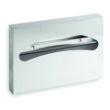 Tough Guy 1Eck2 Toilet Seat Cover Dispenser, 1/2 Fold, 250 Cover Capacity, Wall