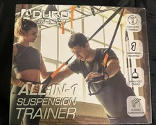 Aduro Sport All-In-1 Suspension Trainer Total Body Workout Gym Fitness Orange