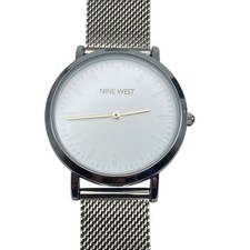 Nine West Women's Liana Minimalist Watch 36mm - New Battery WR 3ATM Adjustable