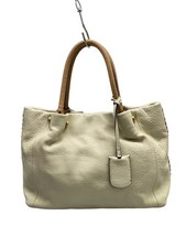 FURLA Tote Bag Leather WHT