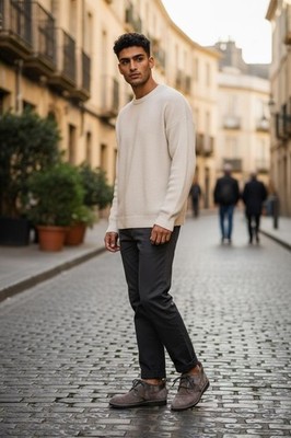 Gucci Men’s Suede and GG Canvas Chukka Boots - Grey/Olive size 9 (A2) GUCCI - GG ankle boots | Leam Roma - Luxury Shopping Online main image 3