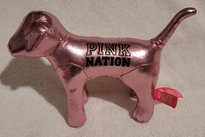 Victoria's Secret PINK Nation Metallic Light Pink Mini Dog New