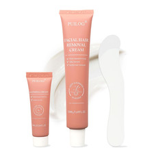 Facial Hair Removal Cream Kit for Women Face   Depilatory  Soothing Cream, 4 Mi